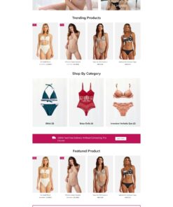 Theme wordpress shop thời trang áo lót sexy