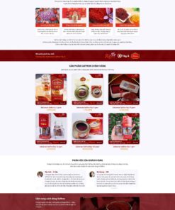 Theme wordpress shop bán Nhụy hoa nghệ tây