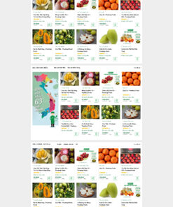 Theme wordpress shop bán trái cây, nông sản