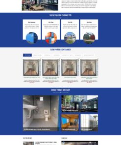 Theme wordpress công ty bán container