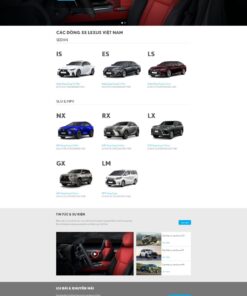 Theme wordpress bán xe ô tô lexus